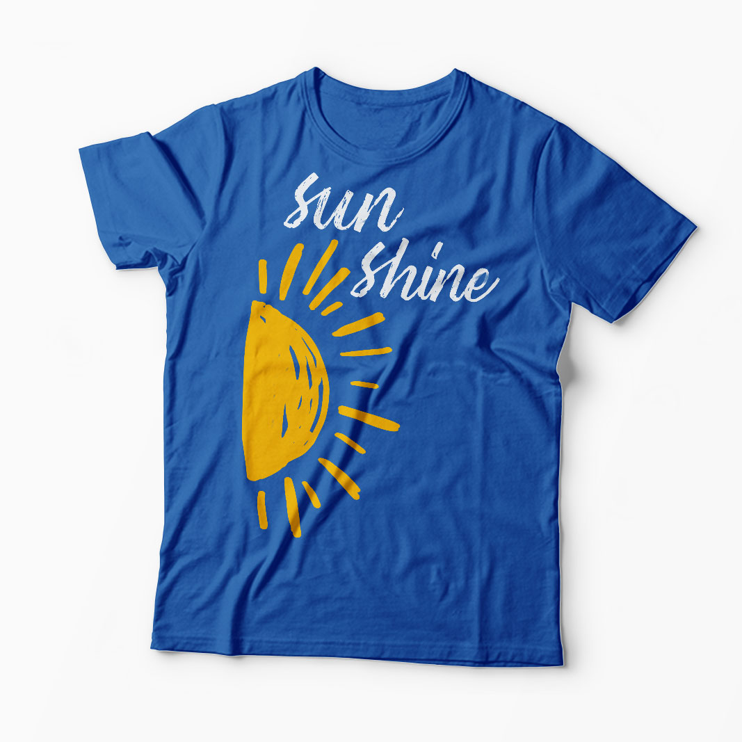 Tricou Set Mama Fica - You Are My Sun Shine - Copii-Albastru Regal